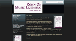 Desktop Screenshot of kohnmusic.com